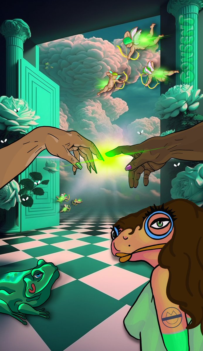 HOUSEOFCONSENT's tweet photo. Only 3 left in the dynamic HOC GENESIS collection 🤯✨

These NFT’s act as a WILD CARD w a first-of-its-kind smart contract integration that’ll toggle on during the @MADAM_FROG PFP drop (TBA)

Main Site: https://t.co/CP3jU1jBml…

Direct Mint: https://t.co/xptW2EsJgz… https://t.co/19lwVCp20Q