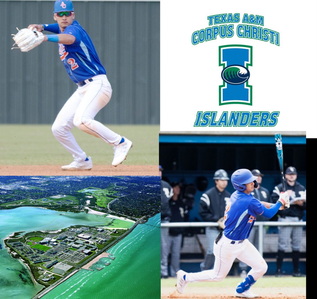 Beyond blessed to announce that I have committed to Texas A&amp;M-Corpus Christi !! Huge thank you to everyone that has made this possible! #ShakasUp 🤙<a href="/CorpusBaseball/">Scott Malone</a> <a href="/MattParker37/">Matt Parker</a> <a href="/NoeRuizjr/">Noe Ruiz</a> <a href="/RunnersBSB/">Angelina College Baseball</a> <a href="/GPSTEXASBASEBA1/">GPS LEGENDS BASEBALL</a> <a href="/_stayfocused/">Gavin Wright</a> <a href="/Seth_Spivey6/">Seth Spivey</a>