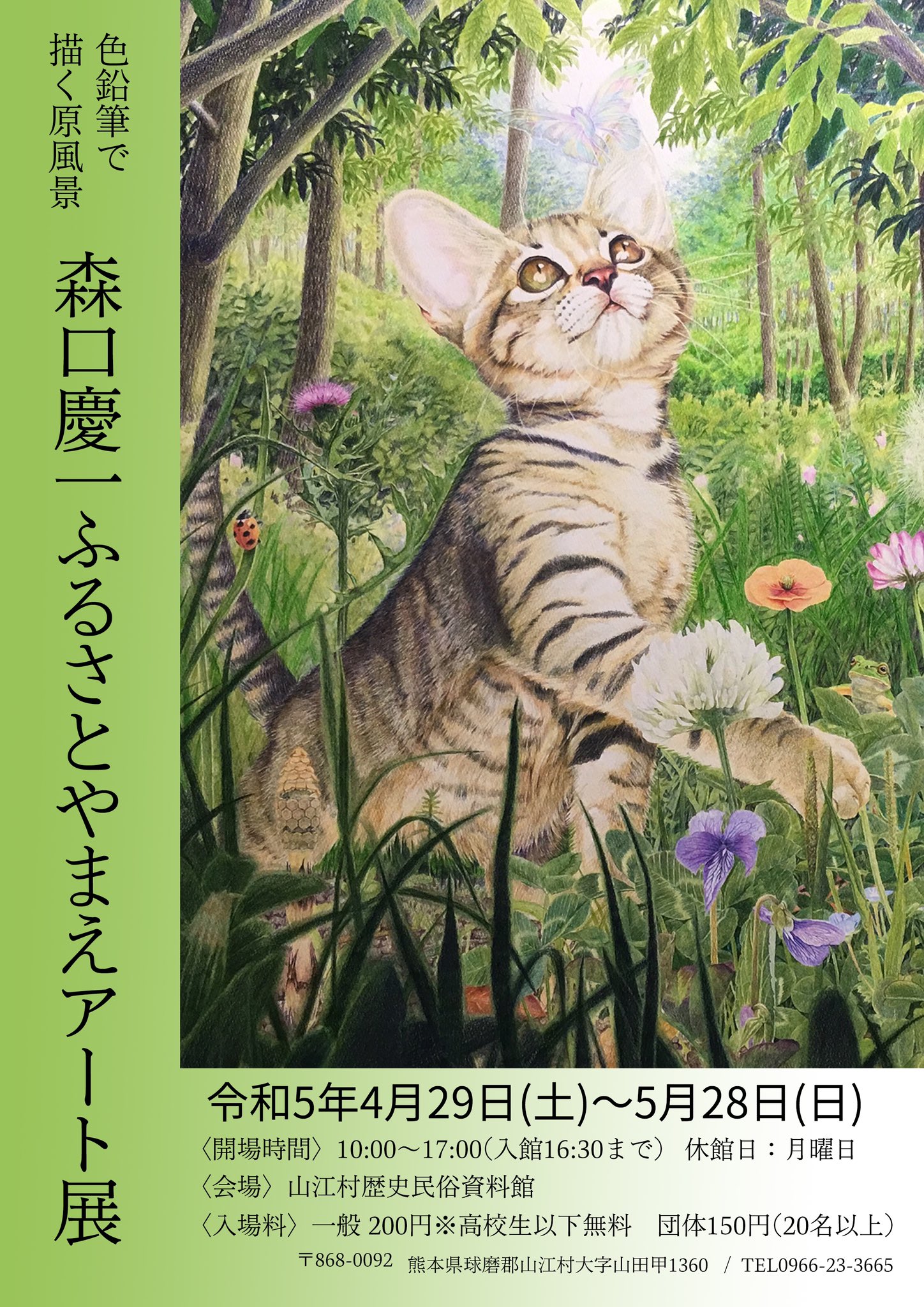色鉛筆画　森のメロディー 色鉛筆画 森のメロディー