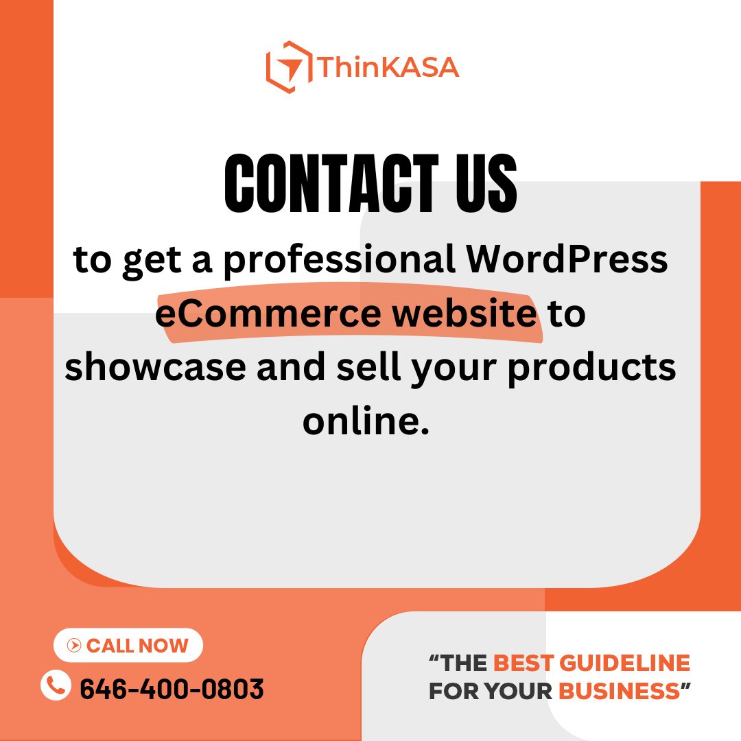 ThinKASA's tweet photo. If you’re looking for a professional looking eCommerce website then you’ve found the company that can do it.

Contact us today to get started!

#thinkasa #websitedesign #webdevelopment #websiteagency #ecommercewebsite #ecommercedesign https://t.co/F1IjdIJio0