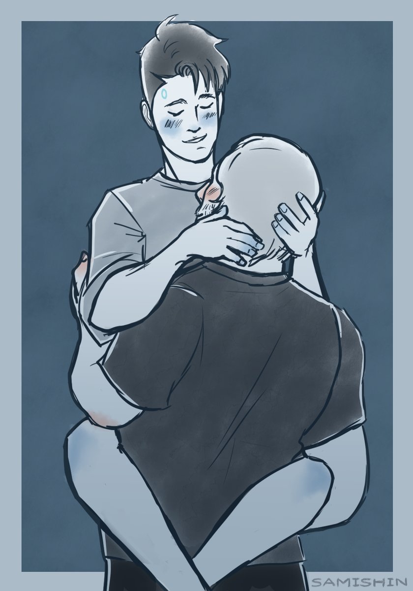 samishin_art's tweet photo. I can't draw today.  _(:‚‹」∠)_
Have a really quick doodle
#hankcon #DetroitBecomeHuman https://t.co/Gub7wpgwwN