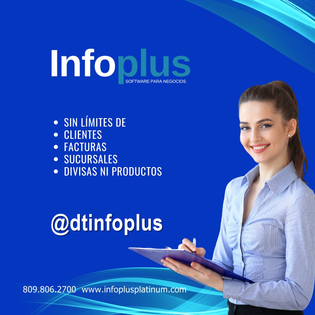 dtinfoplus's tweet photo. Ahora es tiempo de organizar tu negocio y aumentar tu rentabilidad. La manera más simple, segura, organizada e integrada de administrar tu negocio. Contacto 809.806.2700 #dtinfoplus #erp #infoplus #sistemadenegocios #contabilidad #facturacion #administraciondenegocios #tiendade https://t.co/xzwjJ6X1GN