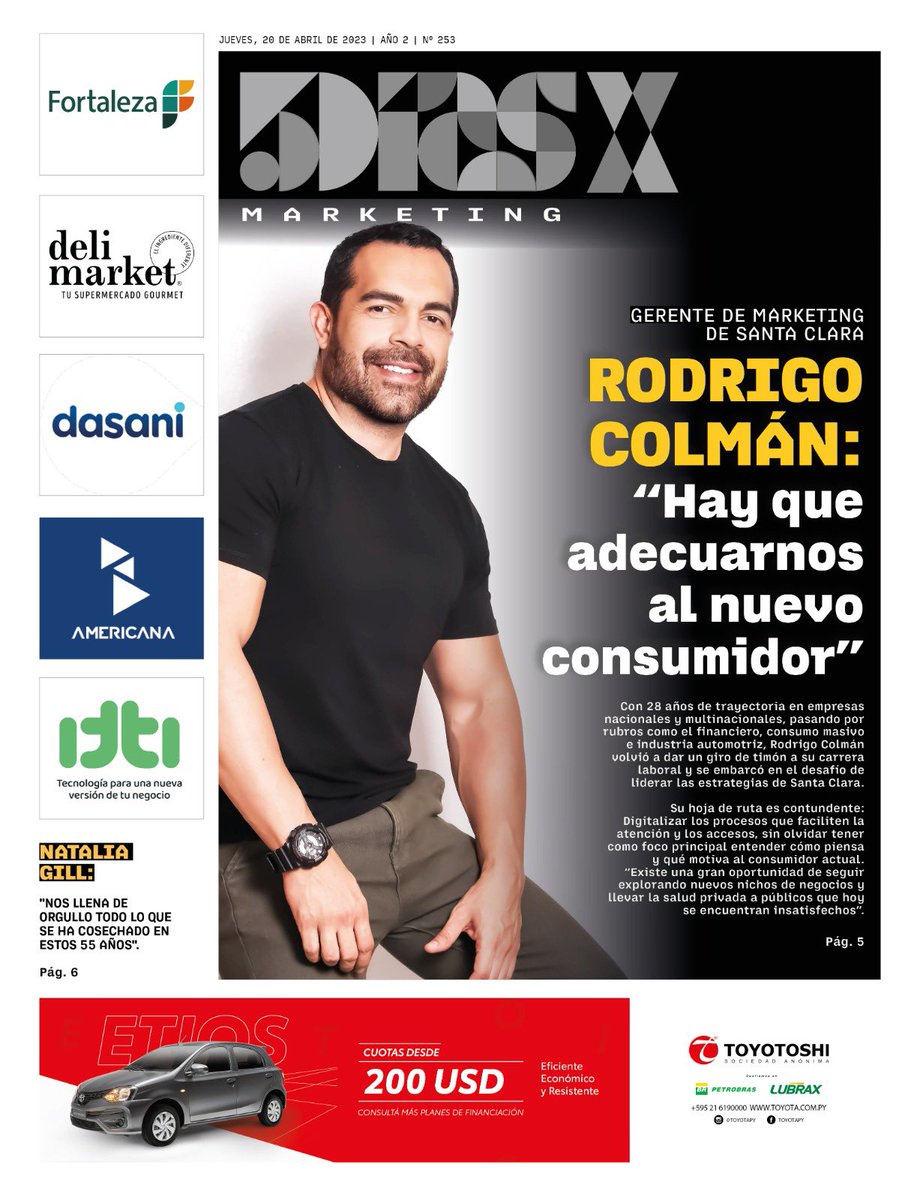esampras's tweet photo. Portadas principales de @5diasPY #5díasX y @elindepy 20.04.2023 https://t.co/8nhW3XXECQ