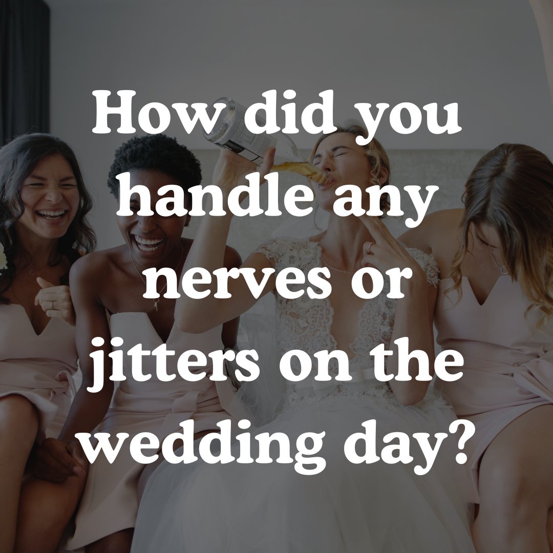 How did you handle any nerves or jitters on the wedding day? Our wedding party was great and a little liquid courage did the trick haha!

#Wedding #WeddingDay #Bride #Groom #WeddingVideography #WeddingInspiration #WeddingIdeas #WeddingStyle #WeddingPlanning #WeddingCelebration