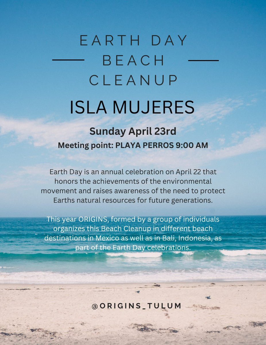 Earth day coming up!