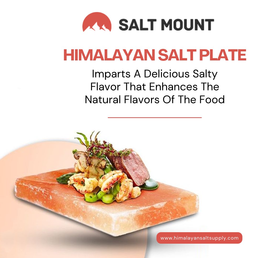 Saltmount1's tweet photo. Spice up your cooking with our Himalayan pink salt plates! 🔥🍴 
Our plates add a delicious salty flavor to your dishes. 🌟 Order now and add a touch of pink to your kitchen! 💖 

#HimalayanPinkSalt #CookingPlates #NaturalBeauty #SaltMining #salt #pinksalt #himalayas https://t.co/pqSmC9M8ao