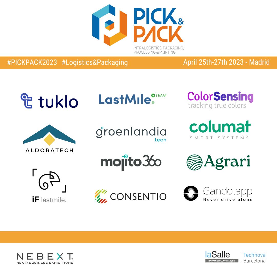 11 innovative companies have been selected as finalists for the Pick&Pack Startup Forum 2023. Don't miss their presentations on April 26th at #PICKPACK2023. More info: lnkd.in/e-RnJcGn