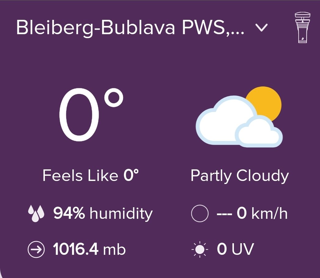 omicronCZ's tweet photo. Na Bleibergu to zima nevzdává❄️
Jasno a mrazivo🌞
Teplota 0°C, vlhkost 94%.
UV 1.0

Klidný vánek (1 Bft, JJZ). Tlak stabilní. Viditelnost 16 km.

Krásný den z meteostanice #Tempest na Bublavě v Krušných horách😊

https://t.co/zWB5C9JyCZ

#WeatherTweet #weatherflow #pws #Bublava https://t.co/1eTcefnWZ5