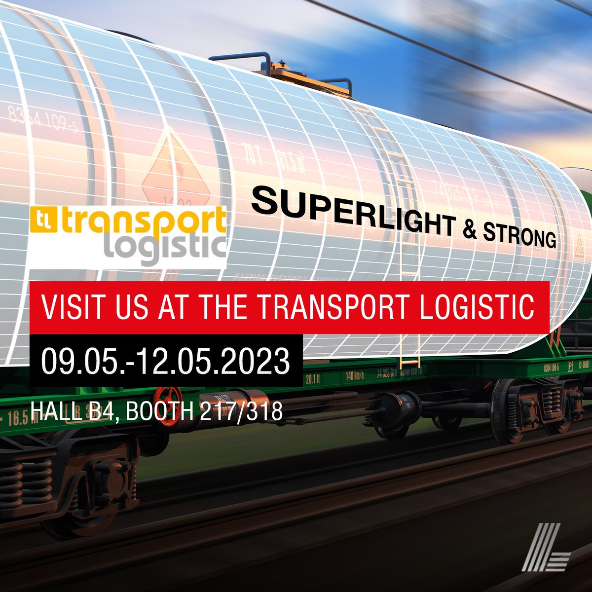 LAMILUX1's tweet photo. The transport logistic show is the world's leading trade fair for logistics, mobility, and IT. LAMILUX will present you the lightest & strongest GRP for tank claddings. Visit us at Munich in Hall B4, Booth 217/318 - Itco Village.
#Fair #Itco #tankcladding #Meetus #LAMILUXX-treme https://t.co/UgHwTiFMfJ