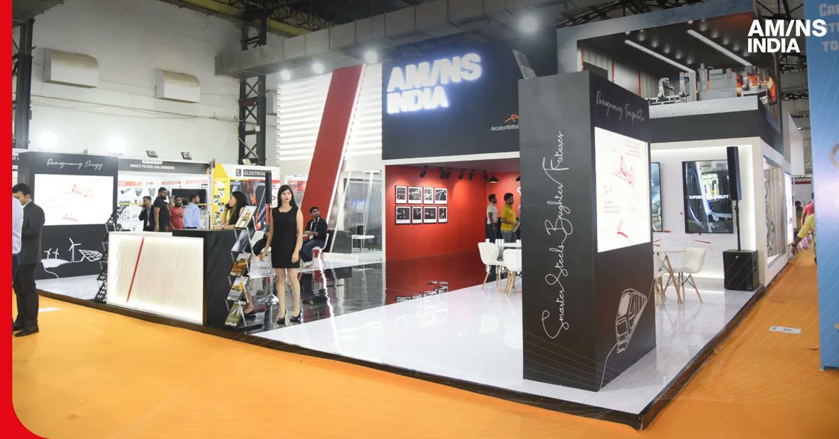 AMNSIndia's tweet image. We are honoured to be a part of #IndiaSteel2023 - an International Exhibition and Conference led by @SteelMinIndia and @DoC_GoI, alongside @ficci_india, that brings together the foremost minds that are #Reimagineering the steel industry.

#SmarterSteelsBrighterFutures