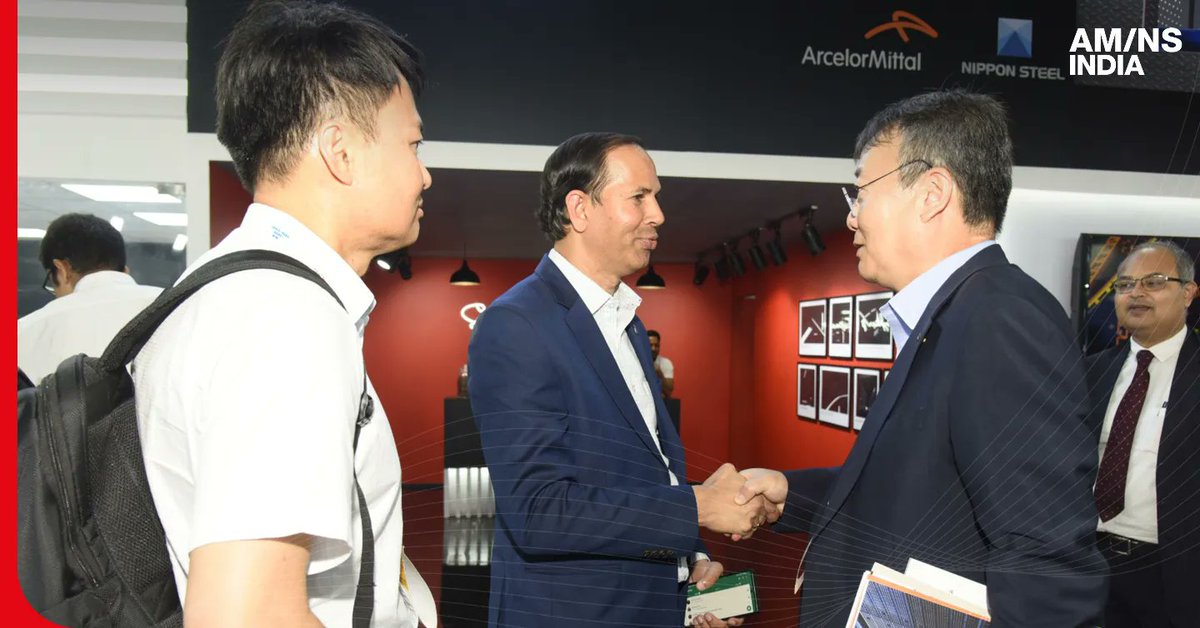 AMNSIndia's tweet image. We are honoured to be a part of #IndiaSteel2023 - an International Exhibition and Conference led by @SteelMinIndia and @DoC_GoI, alongside @ficci_india, that brings together the foremost minds that are #Reimagineering the steel industry.

#SmarterSteelsBrighterFutures