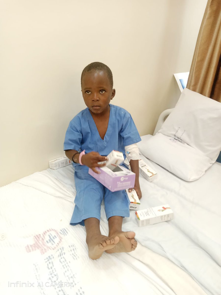 The child is in safe hands now...thanks CHVs for good job