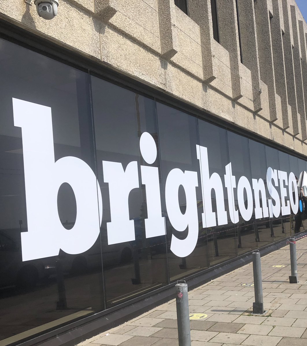*happy dance* 

Day one of #brightonSEO. Let’s do this!

Doors open at 9, talks start at 10. 

Have your badge ready to be scanned (or you can print it here).

If you’re coming by train, head out of the station and walk towards the sea. If your feet get wet, you’ve gone too far.