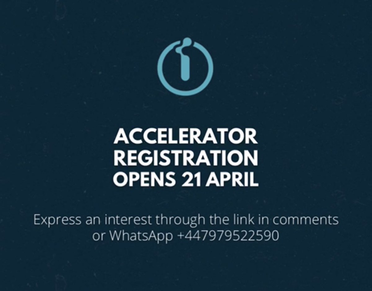 imperetus's tweet photo. 🗓️ Register Your Interest 🗓️

📅 Register with @imperetus for our upcoming #Accelerator programme. Apply online or by WhatsApp, to find out more, and guarantee your place. 

🌎 https://t.co/MgehcFIyRY https://t.co/taeLSdYWP3