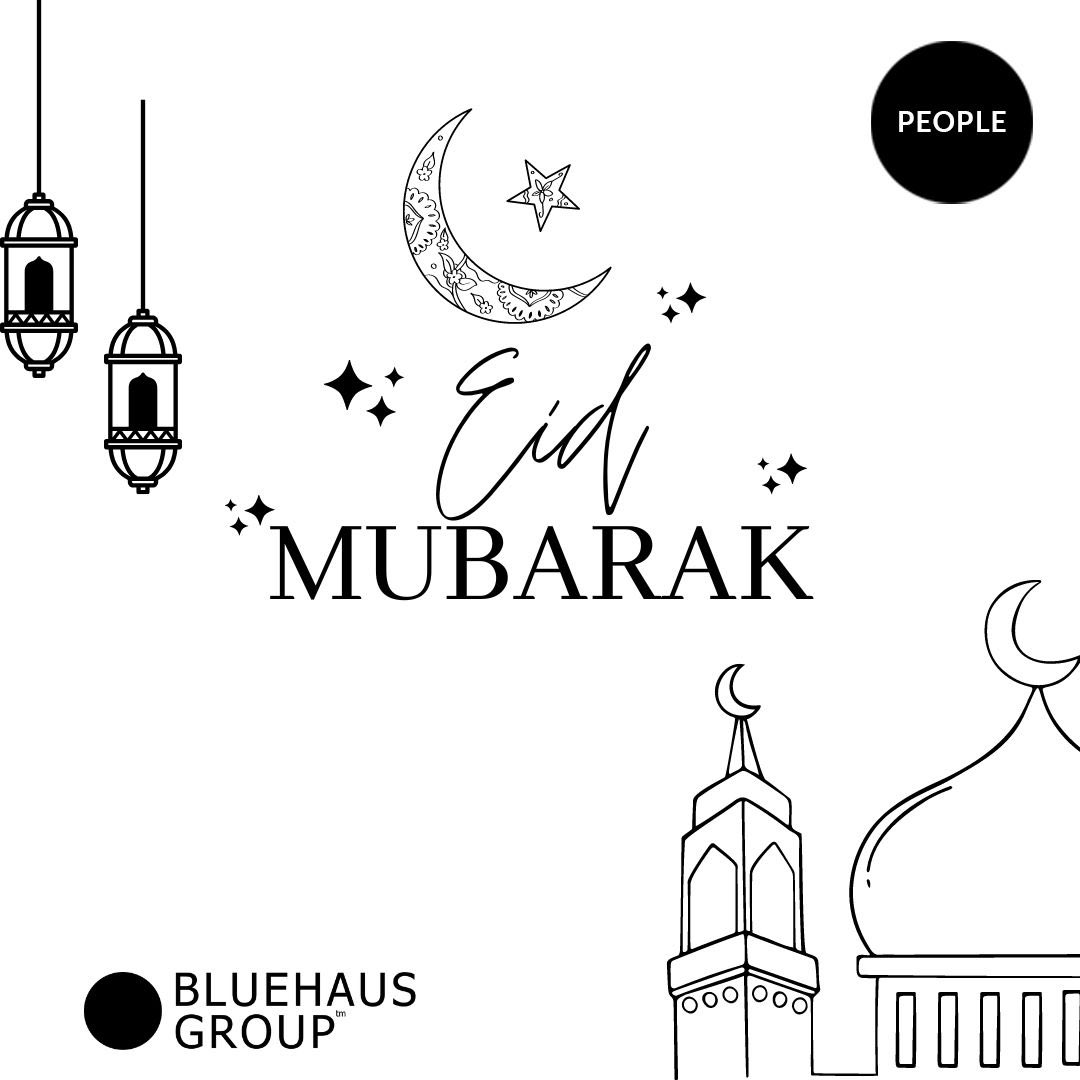 A very happy and peaceful Eid Mubarak with our very best wishes to one and all, from one and all at Bluehaus Group #eidmubarak #people #design #innovation #reinvestment #bluehausgroup