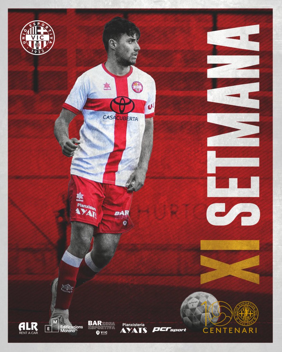 UEVic_'s tweet photo. 🌟1️⃣1️⃣ 𝙞𝙙𝙚𝙖𝙡

🔝👏 Marc Hospital
🗞️ @Sport

#SomUEVic 🔴⚪
#1cat1 | #futbolcat https://t.co/HGCeXAExem