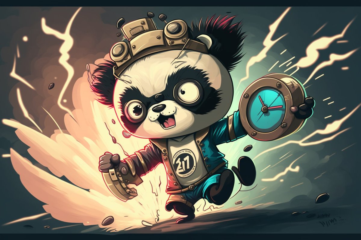 GM! 🐼

Why walk when you can sprint! 🏃‍♀️🏃‍♀️

Let's get to it! 🚀🚀