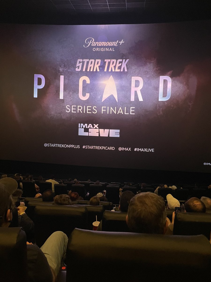 CCriticismBlog's tweet photo. Just got back home from the Dallas preview screening of the #PicardFinale, all I can say is WOW. @TerryMatalas, THANK YOU so much, what a hell of a ride! Eagerly awaiting #StarTrekLegacy!! #StarTrekPicard https://t.co/nTxj96kiQt