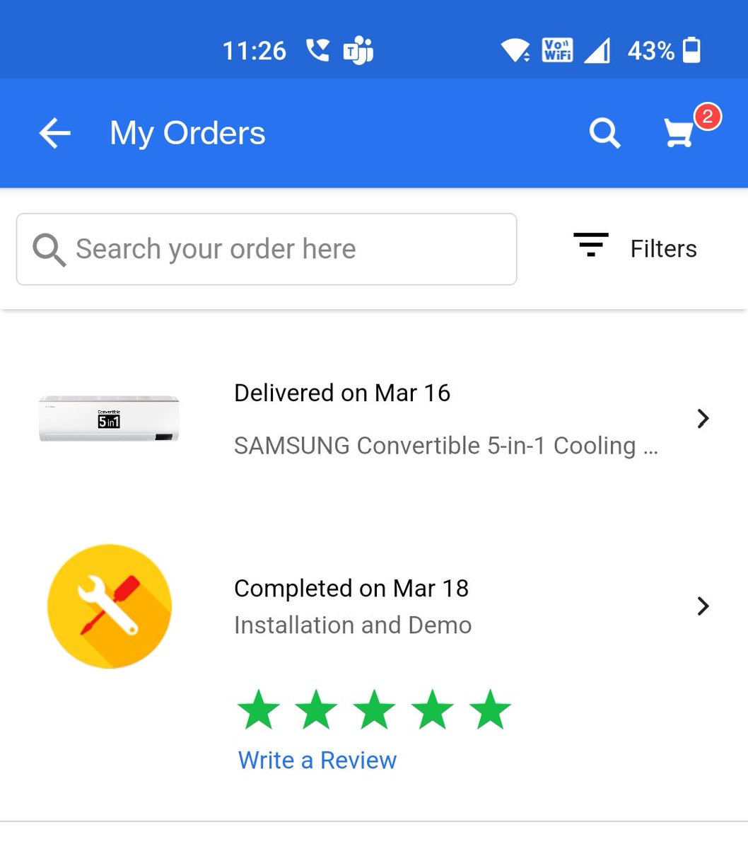 urssuryabhai's tweet photo. I purchased SAMSUNG AC last month from Flipkart and it was installed by Jeeves Flipkart vendor. Now AC IS NOT WORKING who is responsible. Irritated this morning I called 6 times samsung they said Flipk responsibl.Flip said samsug @SamsungIndia @Samsung @flipkartsupport @Flipkart https://t.co/Fk3s8CFP5B