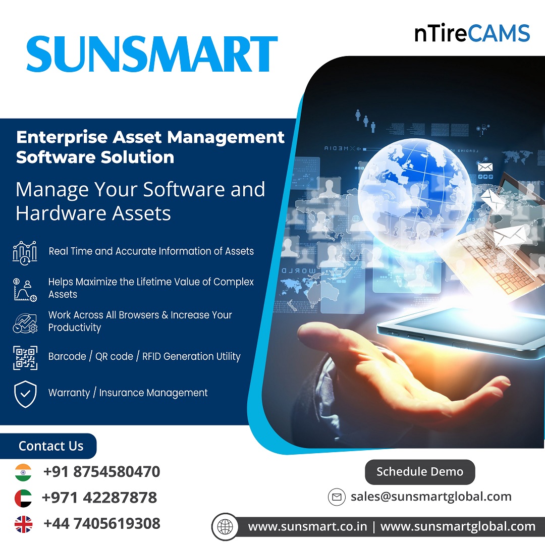 sunsmart_global's tweet photo. nTireCAMS help to manage and maintain all your assets on cloud, On-premises, and mobile-friendly platform as well.  
Learn More...
https://t.co/zIpkPxJy4t
#assetmanagement #assetmanagementsoftware #itassets #assetmanagementtools #softwaresales #SaaS https://t.co/CxBFc3TQkl