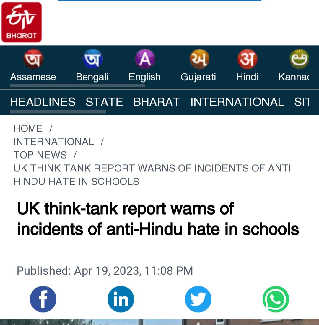 RambabuMacherla's tweet photo. I strongly Condemn this type of activities happened in british schools... please look into this matter Hon'ble Prime Minister jii
@RishiSunak
@narendramodi
#ThinkTankReport
@AshishSainram
@yagywalkya
@ABVPVoice https://t.co/AQq2VgVD4a