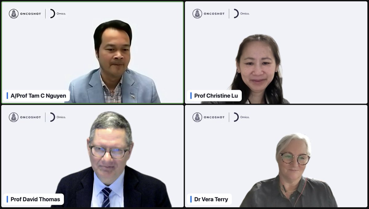 Omico Australia (@omicoaustralia) on Twitter photo Today's @Oncoshot x Omico webinar was a fascinating conversation on the democratising effect of population scale #CancerScreening
In the words of <a href="/ProfDMThomas/">Professor DM Thomas</a> “Progress is unidirectional – you never lose the advances of science.”
Thank you to everyone who contributed! Today's @Oncoshot x Omico webinar was a fascinating conversation on the democratising effect of population scale #CancerScreening
In the words of <a href="/ProfDMThomas/">Professor DM Thomas</a> “Progress is unidirectional – you never lose the advances of science.”
Thank you to everyone who contributed!