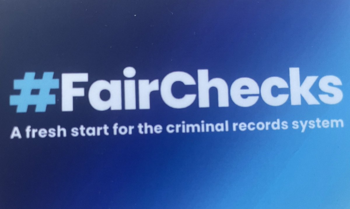 PhilippaBudgen's tweet photo. Appx 12 million people in the UK have a criminal record. Last night @LordHastings pleaded with business people, MPs & justice defenders to support calls for reform to our outdated criminal records system. Makes absolute commonsense. #Fairchecks @FairChecks https://t.co/b7IlgZO5LG