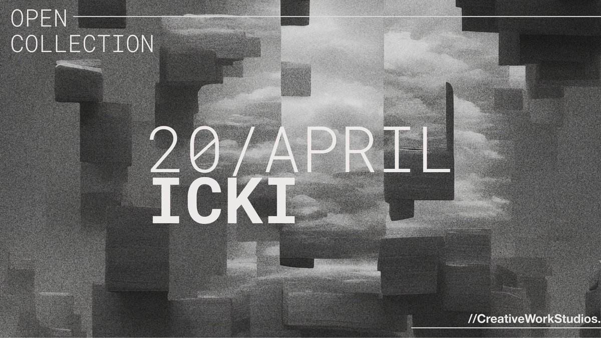CWSVision's tweet photo. :: OpenCollection. presents Edition I013
#ASYMMETRY The Cube by Icki @The_Kid_Icarus
PreMint | 1400 ET | 0.05 ETH (2hrs)
(CWS Token Holders & Past Icki Collectors)
Mint | 1600 ET | 0.075 ETH (22hrs)
Max 250 Editions | 24 Hours only
#openCollection #editions https://t.co/T87NYCKzhB