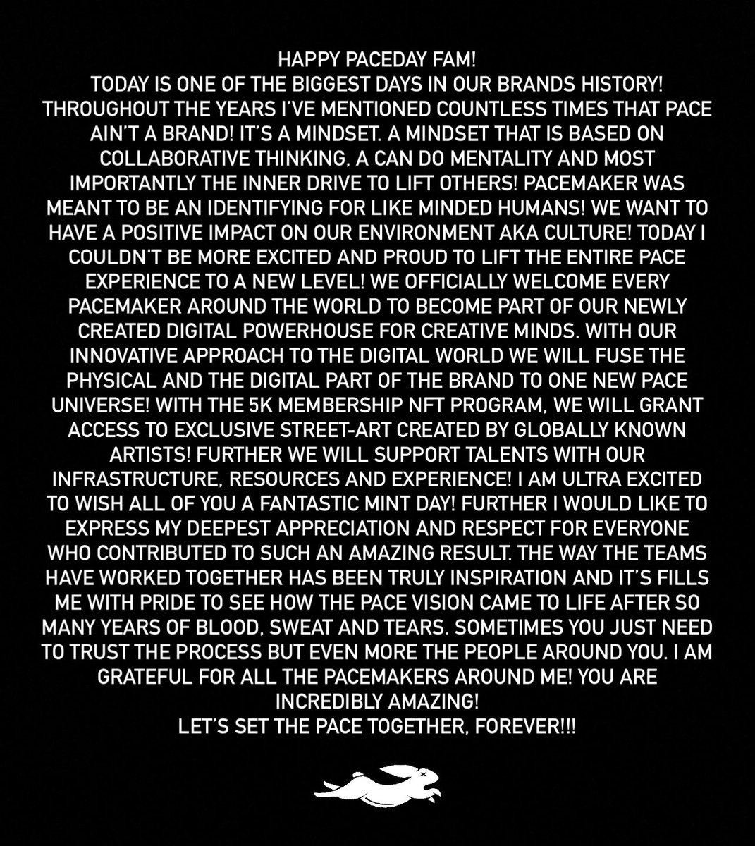 HAPPY MINT DAY PACEMAKERS 🥕🥕🥕 <a href="/Pacemaker_NFT/">Pacemaker NFT</a>