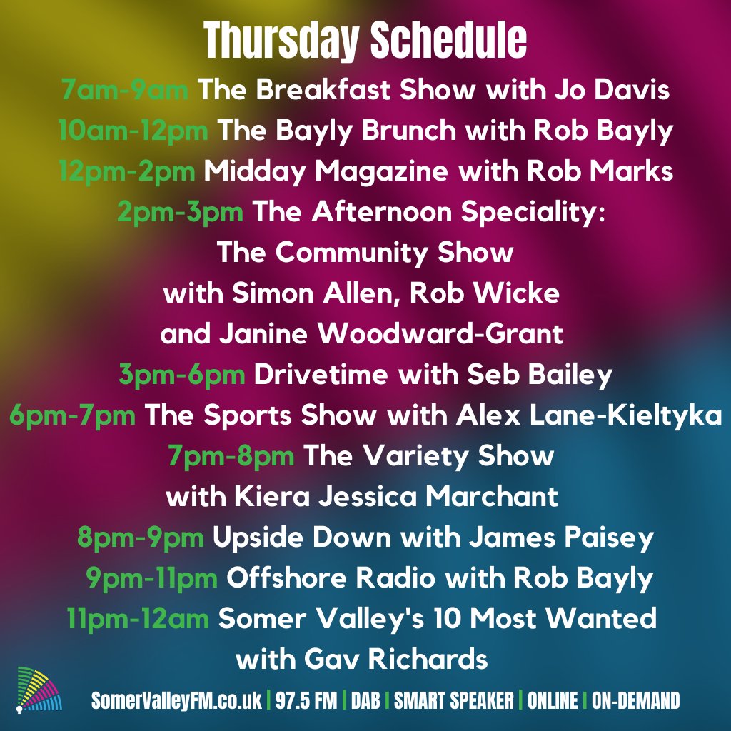 SomerValleyFM's tweet photo. #AllAboutLocal
#LocalRadio
#MidsomerNorton
#NorthEastSomerset
#SomerValley
#SomerValleyFM https://t.co/9Hxq7MgYnV