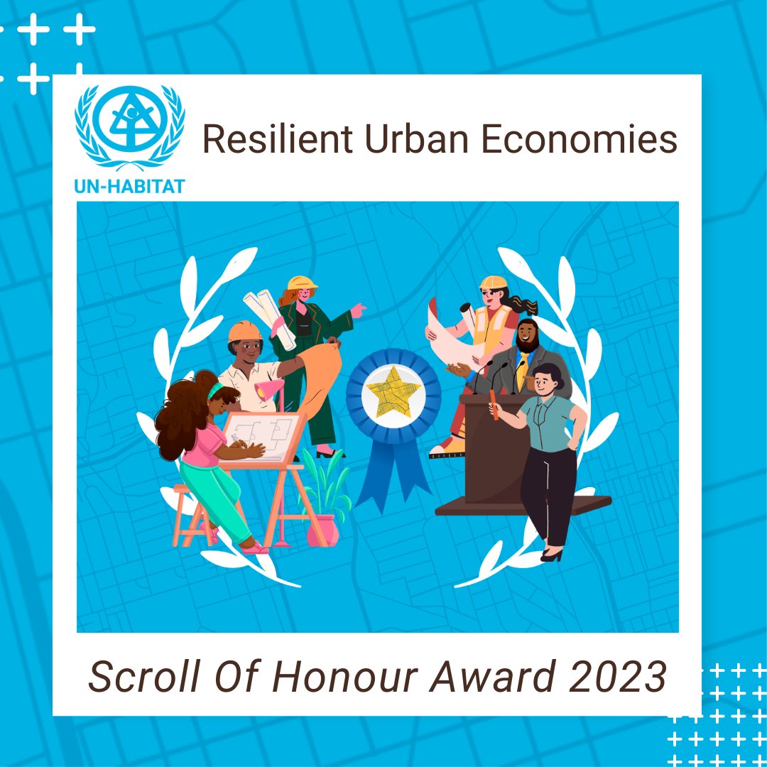 UNHABITAT's tweet photo. Every #UrbanOctober we celebrate individuals or institutions that are working on initiatives and innovative solutions related to #Goal11 through the #ScrollOfHonour awards. Nominate an outstanding project or individual.
Deadline: 20 June 2023
👉 https://t.co/yGNsqlxriG https://t.co/pICBluPimz