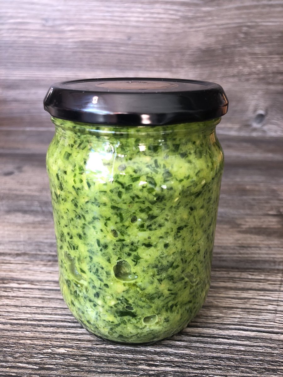 My first attempt at wild garlic pesto. #foraging #foodforfree