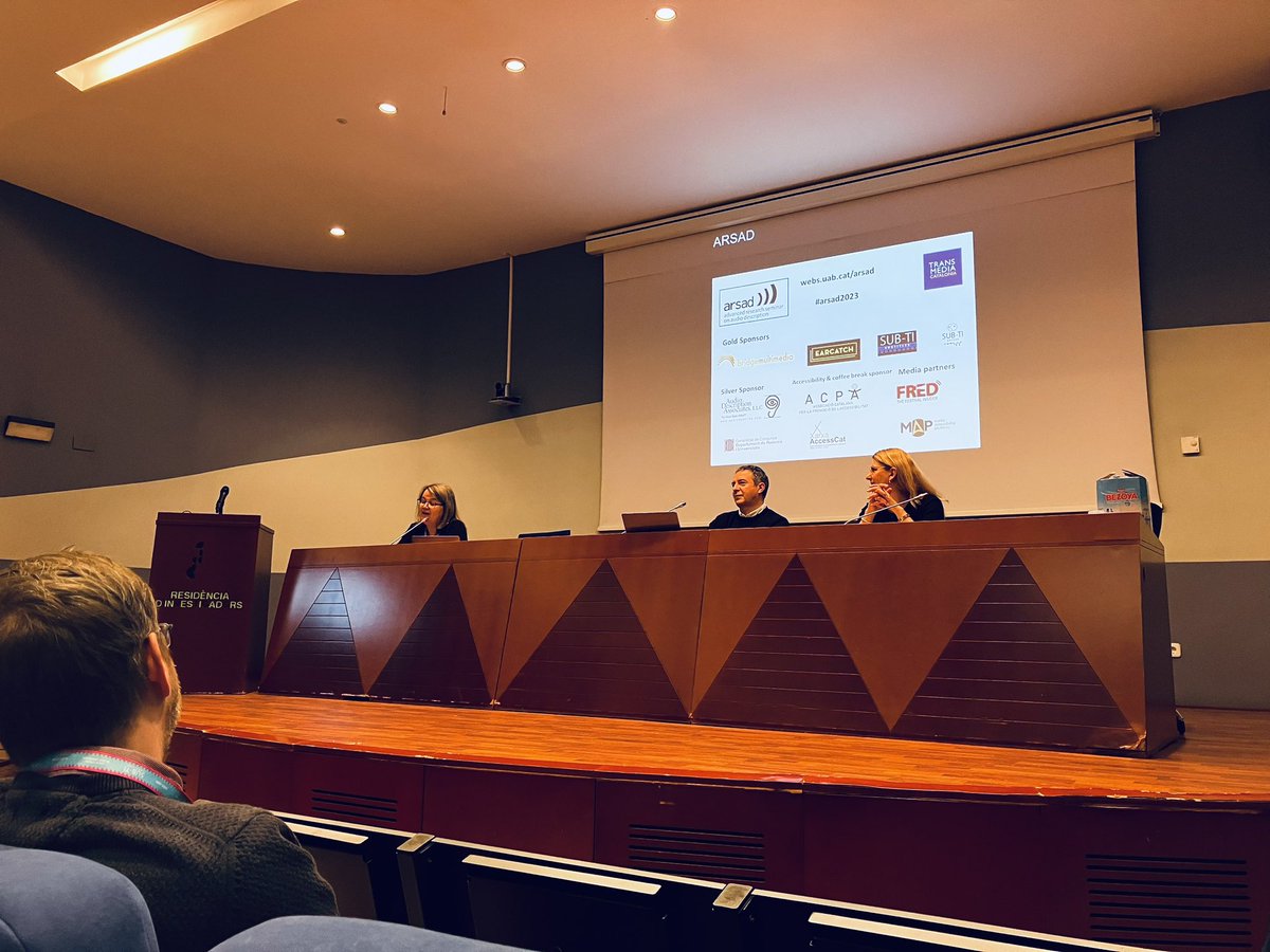AnnaMJankowska's tweet photo. We are ready to start ARSAD2023. It’s the 9th edition and since 2007 it went from 25 to 125 participants! Bravo @TransmediaCat @anna_matamala @mporero https://t.co/s7Hc5KPrna