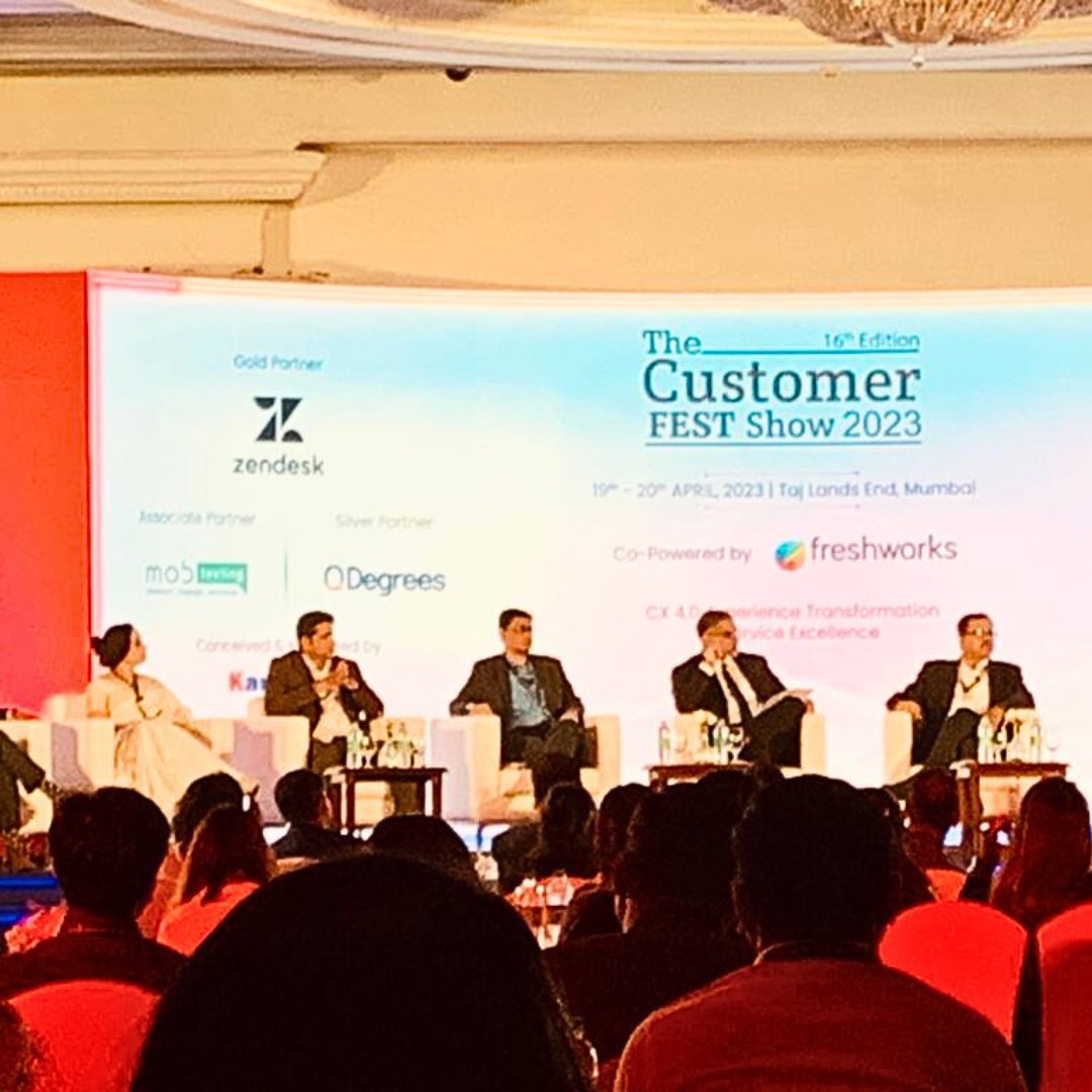 mobtexting's tweet photo. #day1 completed!

What a memorable event it was at The Customer Fest Show. Thanks to the collaborative panelists and supportive audience whose presence made us confident in taking over the show.

All set for the #day2. Let's meet today, 20th of April, and make it a bang again. https://t.co/KFdyxcy2jd