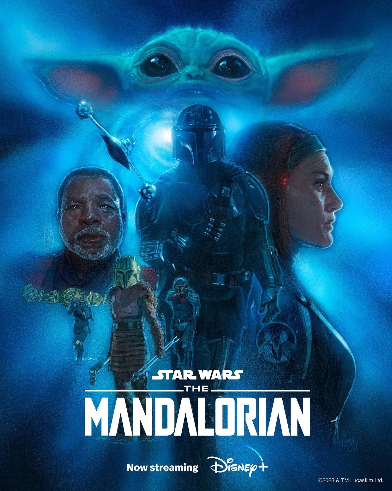Creatieve fanposters van The Mandalorian S3 op Disney Plus België