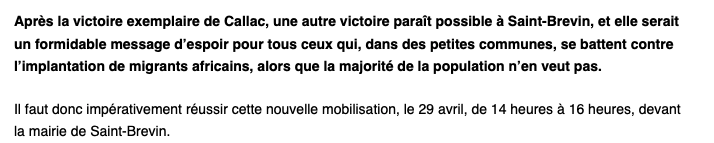AFA_paysderetz's tweet photo. ⚠️Les fascistes qui appellent à manifester à Saint-Brévin le 29 avril revendiquent déjà une victoire possible après leur "victoire" à Callac. 

Ne les laissons pas faire et soyons https://t.co/Fxx5qnoycH pour riposter ce 29 avril à Saint-Brévin !❤️🖤 https://t.co/8uGzwHwwNY