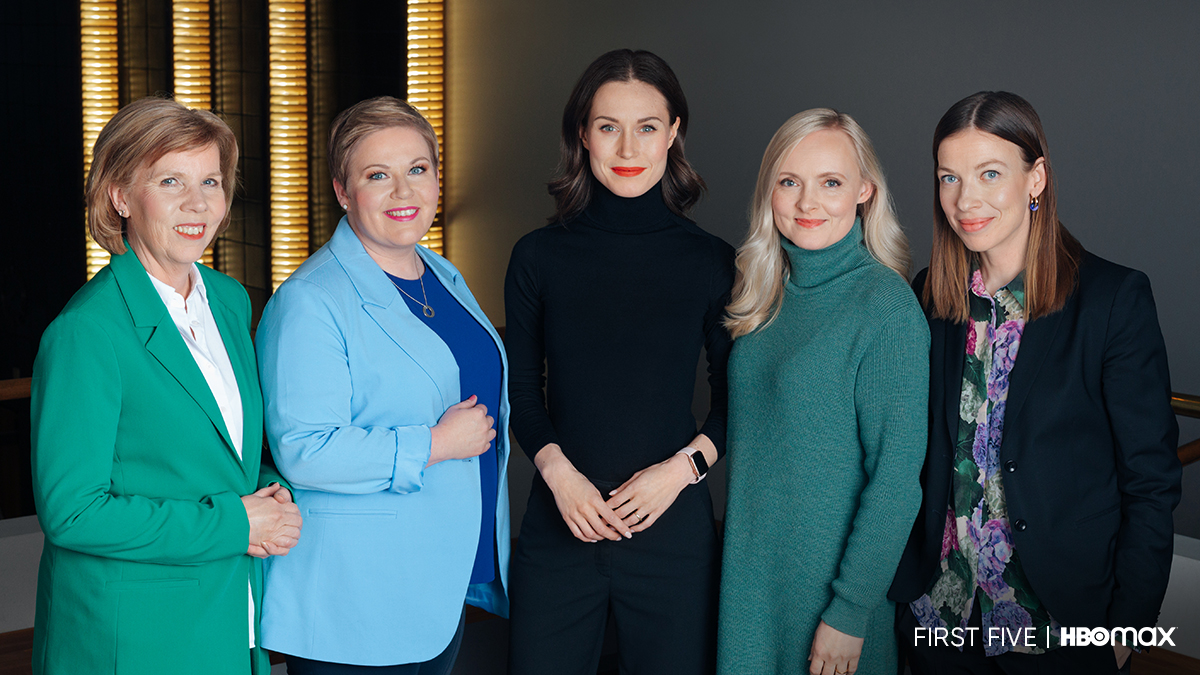HBOMax_Nordic's tweet photo. HBO Max announces its first-ever Finnish documentary series.

#FirstFive offers an intimate look inside Sanna Marin’s government. Read more ⬇ https://t.co/HumBLAirl4