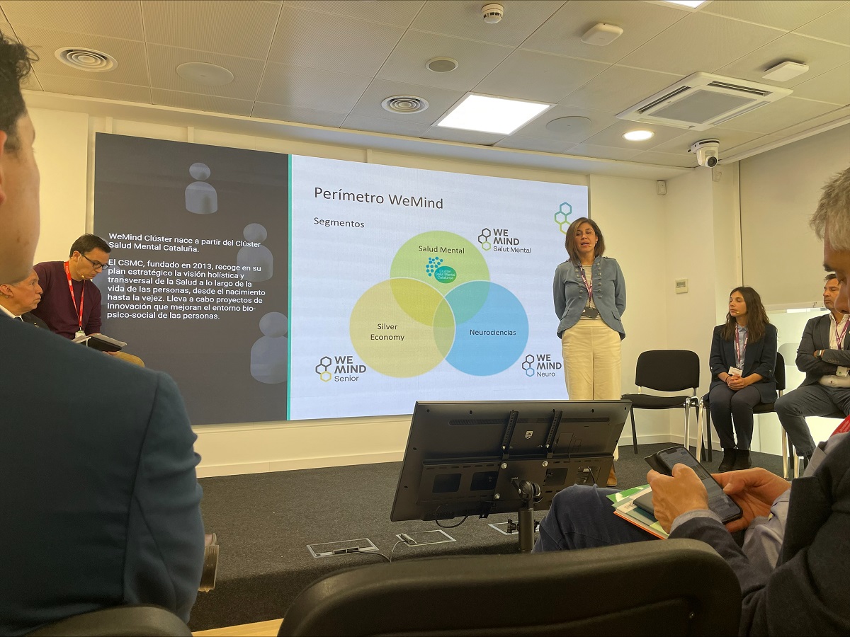 WeMindCluster's tweet photo. Ayer intercambiamos experiencias de #ValorCompartido en el #intercluster Ecuador-Catalunya, organizado por @accio_cat
Capacitación y consultoría, los 2⃣ conceptos clave en el camino de las organizaciones clúster hacia modelos más sostenibles.
#AfforHealth #CSMC https://t.co/uwwAkbc9vI