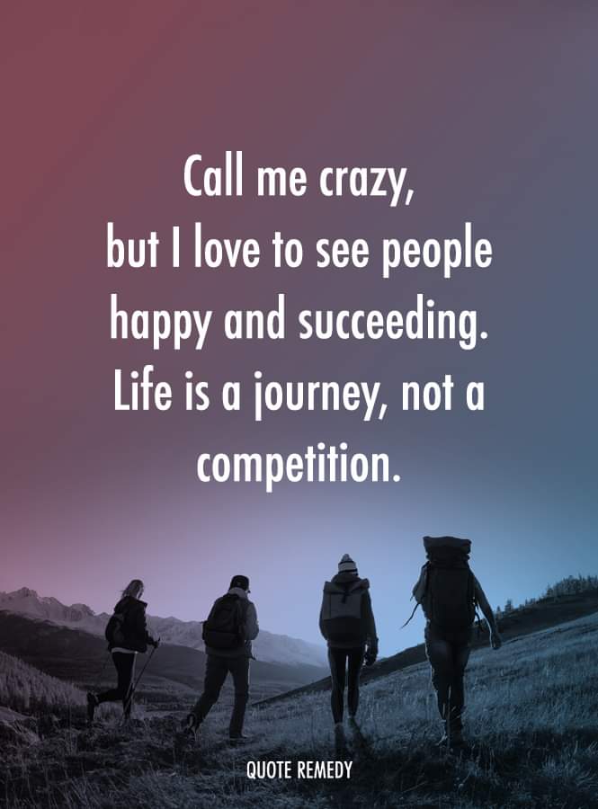 Life is a journey...