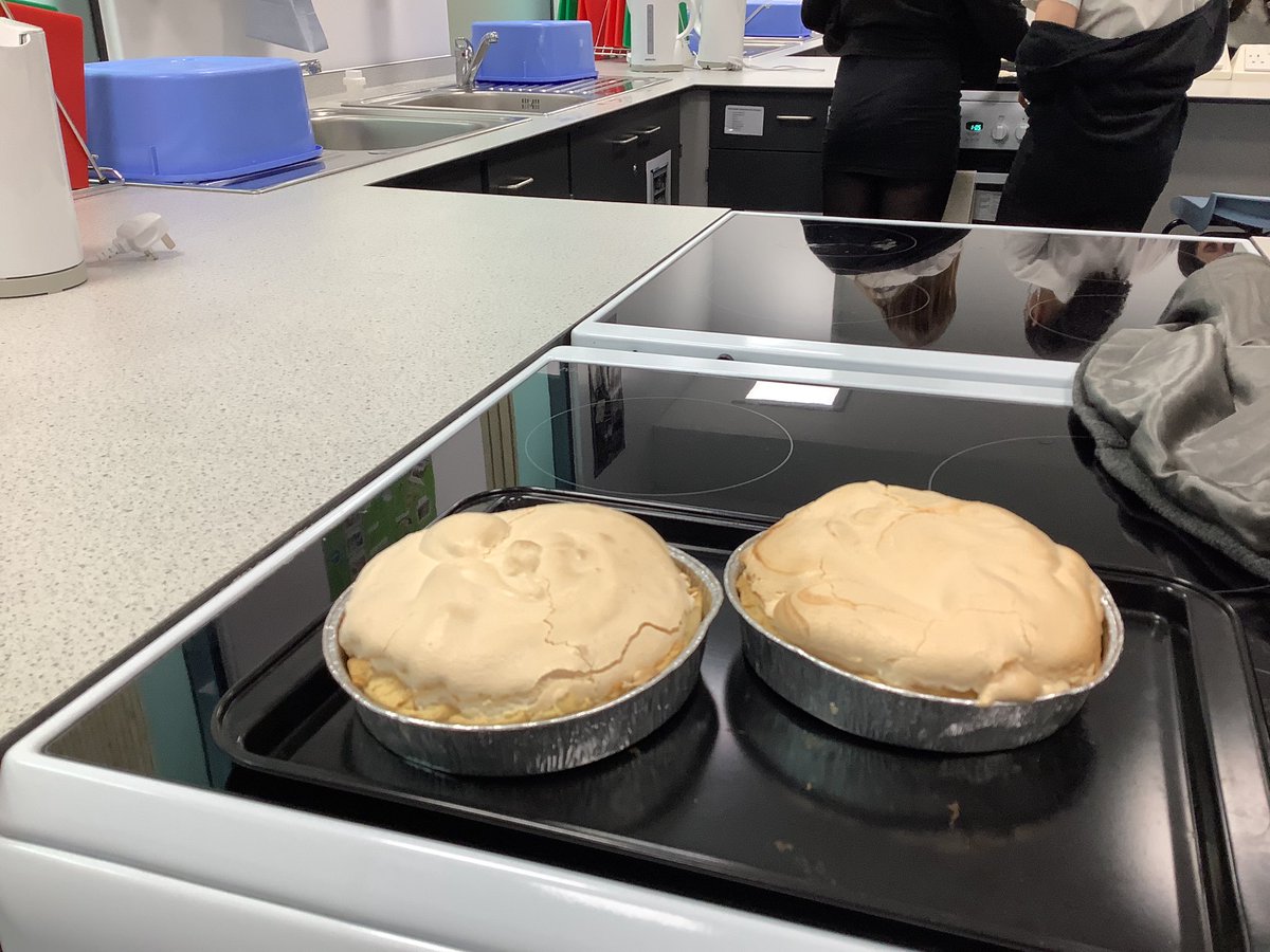 S3 have been demonstrating great practical skills this week. Lemon Meringue Pies look amazing.#success #skills.