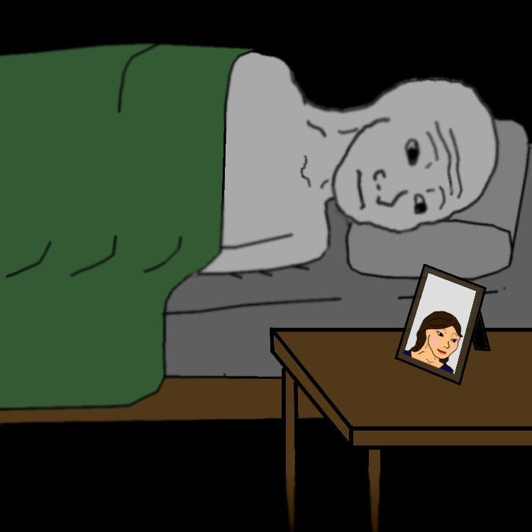 wojakcto's tweet photo. Just keep trading memes, anon. You are going to get her back. $WOJAK https://t.co/cDE210qYOz