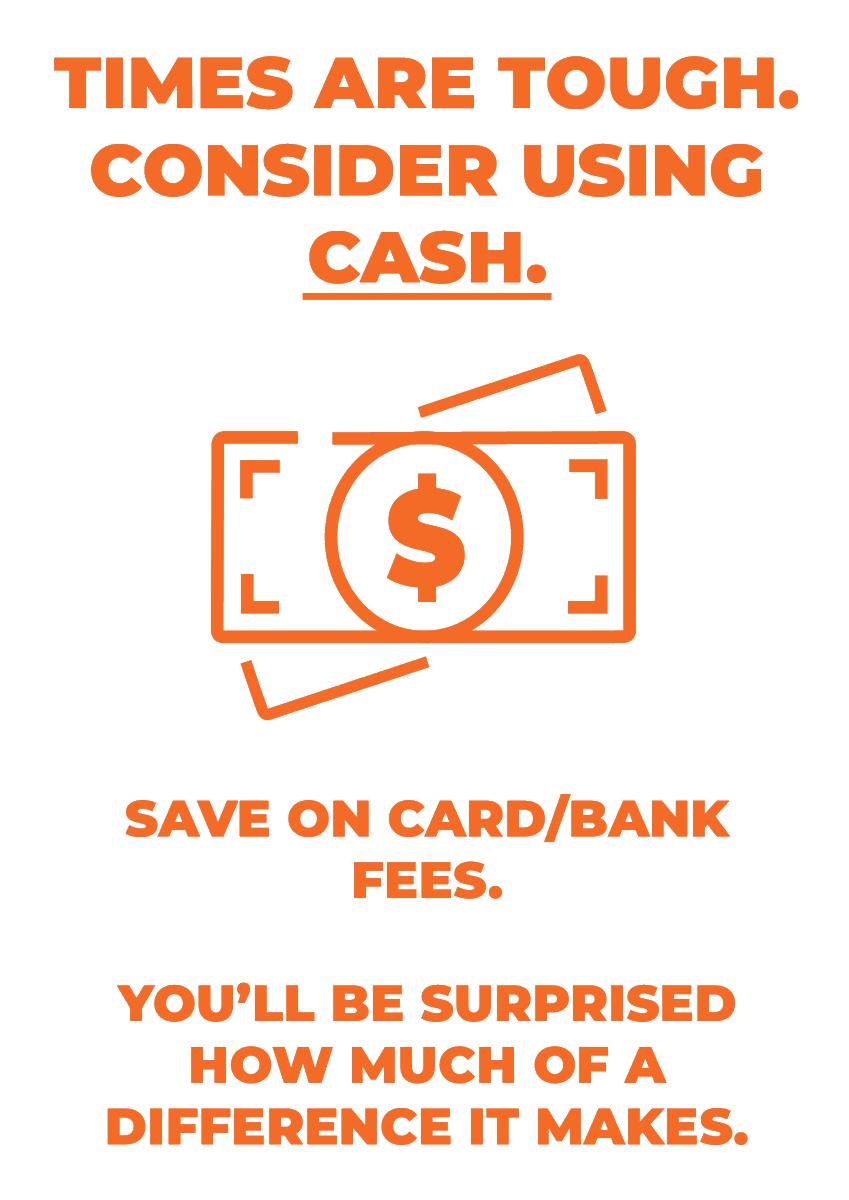 MRobertsQLD's tweet photo. If you own or work at a business or you’re a customer, consider putting this sign up to keep cash in common use.

Download the printable PDF here:  https://t.co/etTZWMHR60 https://t.co/lC5773zDVU