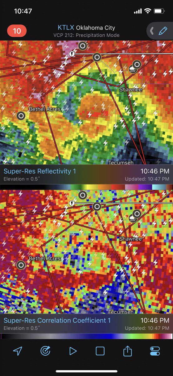 This is just terrifying to look at, praying the people of OK are in their safe places🙏🏻