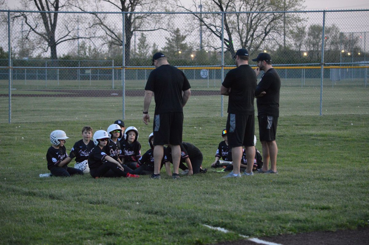 Cobras were back in black! Great effort against UA Gold at Berliner. #GoCobras🐍⚾️