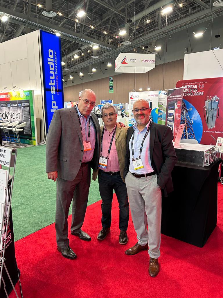CastelBroadcast's tweet photo. Castel Telecomunicaciones presente en el NAB SHOW 2023, a través de la presencia de nuestro CEO, Cristian Castillo, instancia en la cual se reúnen diferentes marcas y empresas presentando sus productos estrellas y últimas novedades en el rubro de las telecomunicaciones. https://t.co/QWHjoA7VFw
