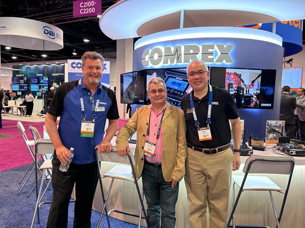 CastelBroadcast's tweet photo. Castel Telecomunicaciones presente en el NAB SHOW 2023, a través de la presencia de nuestro CEO, Cristian Castillo, instancia en la cual se reúnen diferentes marcas y empresas presentando sus productos estrellas y últimas novedades en el rubro de las telecomunicaciones. https://t.co/QWHjoA7VFw