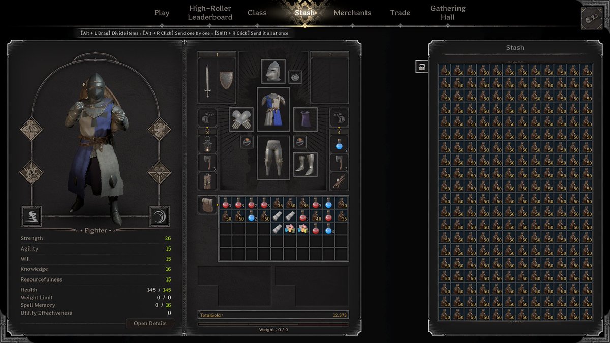 ChikiPew's tweet photo. I need more space in the stash for the next playtest #darkanddarker @DarkandDarkerJA https://t.co/H7NmuEErpF