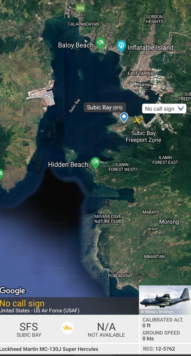 Oceanworldfree's tweet photo. 🇺🇲USAF 12-5762 #AE54CF
#Aparri
#SubicBay
Lockheed Martin MC-130J Commando II https://t.co/e3wZdDwjX9
