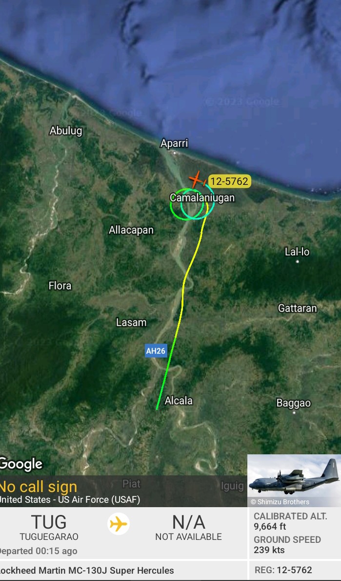 Oceanworldfree's tweet photo. 🇺🇲USAF 12-5762 #AE54CF
#Aparri
#SubicBay
Lockheed Martin MC-130J Commando II https://t.co/e3wZdDwjX9