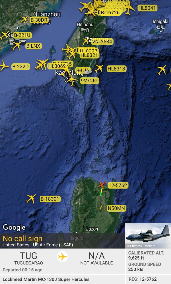 Oceanworldfree's tweet photo. 🇺🇲USAF 12-5762 #AE54CF
#Aparri
#SubicBay
Lockheed Martin MC-130J Commando II https://t.co/e3wZdDwjX9